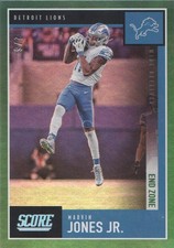 2020 Panini Score Football Card End Zone Parallel #216 Marvin Jones Jr. 2/6