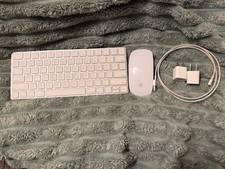 Apple Magic Keyboard and Magic Mouse Combo, White, Lightning, A1644/A1657