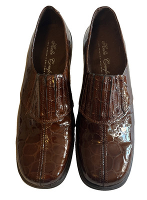 Helle Spain Slip On Shoes Women s EU 38 US 7.5 Brown Loafers Walking Travel
