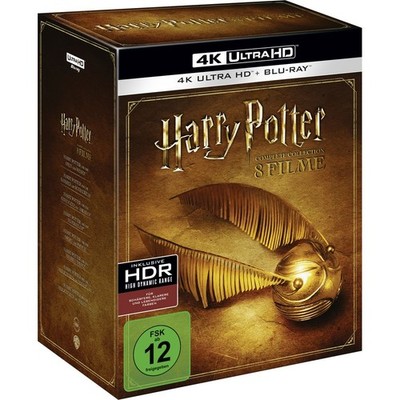 Harry Potter - Complete Collection (4K Ultra HD Blu-ray) Abenteuer 1179 Min.