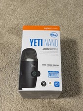 Logitech Yeti nano Condenser Cardioid Microphone - Blackout