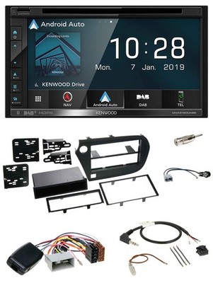 Kenwood DAB TMC USB 2DIN Lenkrad Bluetooth Navigation für Honda Insight ZE2 2009
