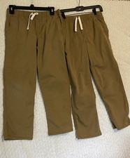 2 Pairs of Cat  Jack Boys Size 14 Pull-on Joggers - Tan