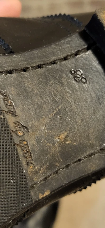 N.D.C. Oxfords femininos de couro preto com cadarço tamanho EUA 8/UE 38 - Imagem 2 de 4