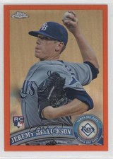 2011 Topps Chrome Retail Orange Refractor Jeremy Hellickson #200 1l5