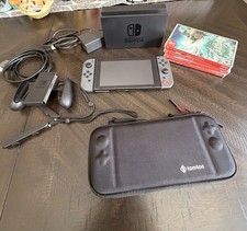 Nintendo Switch Bundle: Dock, AC, HDMI, tomtoc Case , 4 Games 128 GB SD card