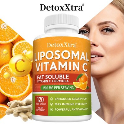 Hochabsorbierbares liposomales VitaminC 1700mg täglich für starkes Immunsystem 