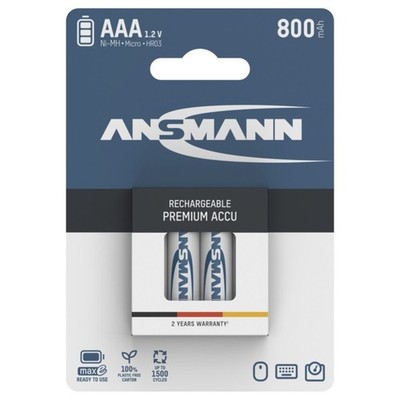 4 Stück Ansmann MaxE Akku Ni-MH  Micro AAA / HR03 /  1,2V / 800mAh 