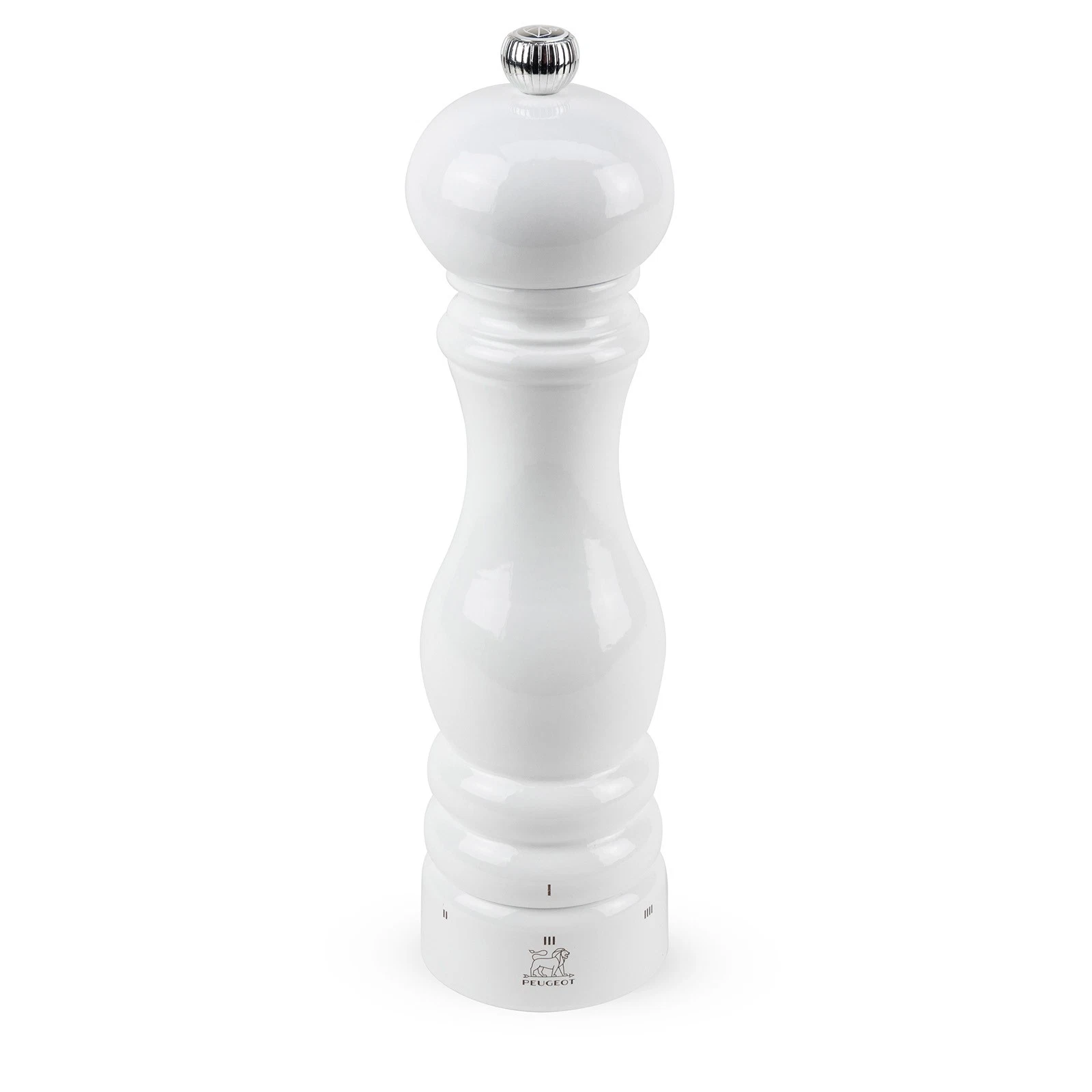 Peugeot Paris u'Select 9 Inch White Lacquer Salt Mill