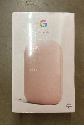 Google Nest Audio Smart Speaker with Wi Fi & Bluetooth Connectivity, Pink