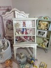 Dollhouse Miniature 1:12 Peter Rabbit wood shelf unit — photo 3