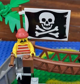 LEGO Pirates (6270) Forbidden Island Complete Set *Missing Instructions and Box*