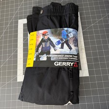 Gerry Youth Performance Snow Pants Black Size S 7/8 Removable Suspenders Ski