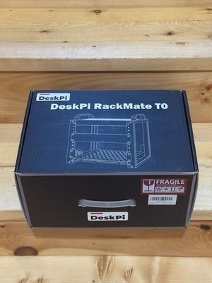 DeskPi RackMate T0-Plus Rackmount, 10-inch 4U Server Cabinet (Open Box)