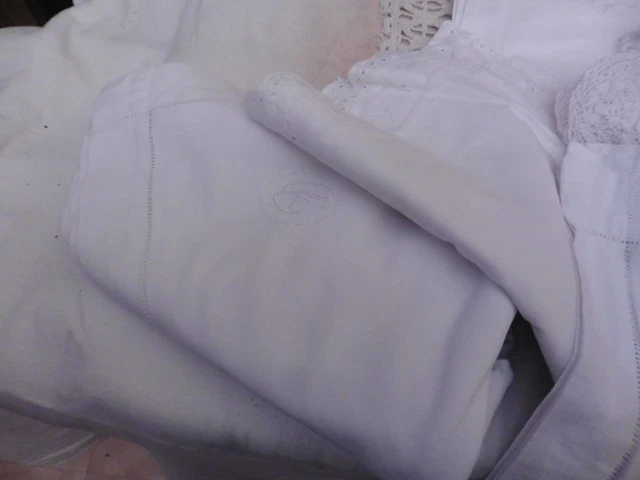 LOT DE 12 TAIES D OREILLERS COTON TOUTES DIFFERENTES - Photo 2/4