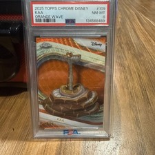 2025 Topps Chrome Disney Orange Wave 19/25  Kaa