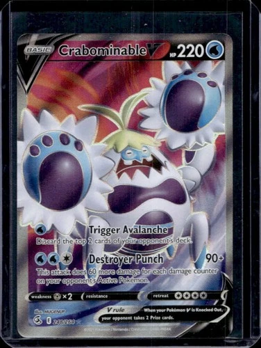 2021 Pokemon SWSH Fusion Strike Crabominable V #248/264