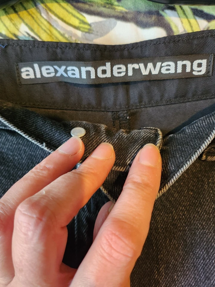 Alexander Wang Black Jeans Size 14 - image 3 of 4