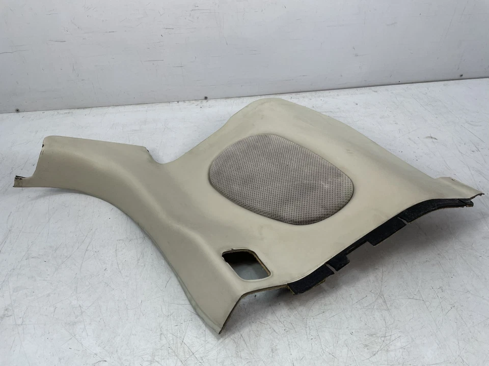 ✅ 97-00 OEM Jaguar XK8 XKR Cubierta de moldura de cuarto de conductor trasero izquierdo marfil Foto 4 de 4