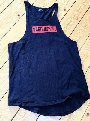 VQ Vanquish Stringer Gym Tanktop Gr M Black Schwarz Fitness