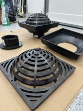 12 NDS Drain Grate, Catch Basin, Universal Locking Outlet, Qty 1