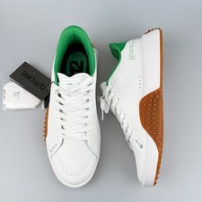 G/Fore Men's G.112 Golf Shoes P.U. Leather Snow/Toast Sneakers US10-12
