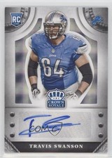2014 Crown Royale Rookie Signatures Silver Plaid 7/35 Travis Swanson Auto 0o9