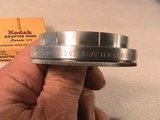 Kodak Series VII Adapter Ring 1 13/16 to 46mm with knurl ring insert and a box