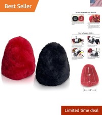 Dual Wool Buffer Replacement Covers - Handmade 100 Lambswool Polisher Bonnet... Dual Wool Buffer Replacement Covers - Handmade 100 Lambswool Polisher Bonnet...