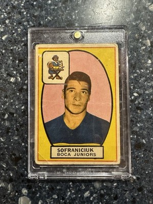 Vintage 1960s Boca Juniors Soccer Card Jorge Sofraniciuk Buenos Aires Argentina