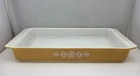 Vintage PYREX Butterfly Gold Lasagna Pan Baking Dish 13 1/2 X 8 3/4 X 1 3/4