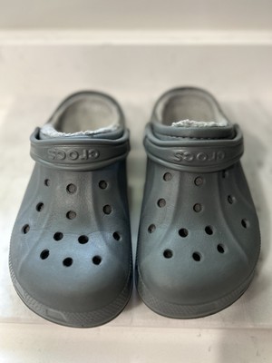 Crocs Adult Lined Clogs Warm Fuzzy Slippers for Men and Women Men 5 Wome
