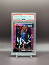 Shai Gilgeous-Alexander 2018-19 Prizm Pink Ice Rookie RC Signed Auto PSA DNA