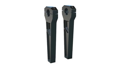 Todds Cycle TD-R11-08B 1in Lenkererhöhung Kit 8in Rise Schwarz