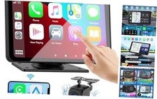 Carplay Screen for Car - 7" HD Wireless Portable Touchscreen - Stereo