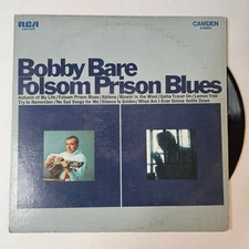Bobby Bare - Folsom Prison Blues 12" Record 1968 RCA Camden Country Stereo