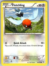 POKÉMON TCG FLETCHLING 86/106 COMMON FLASHFIRE LIGHTLY PLAYED