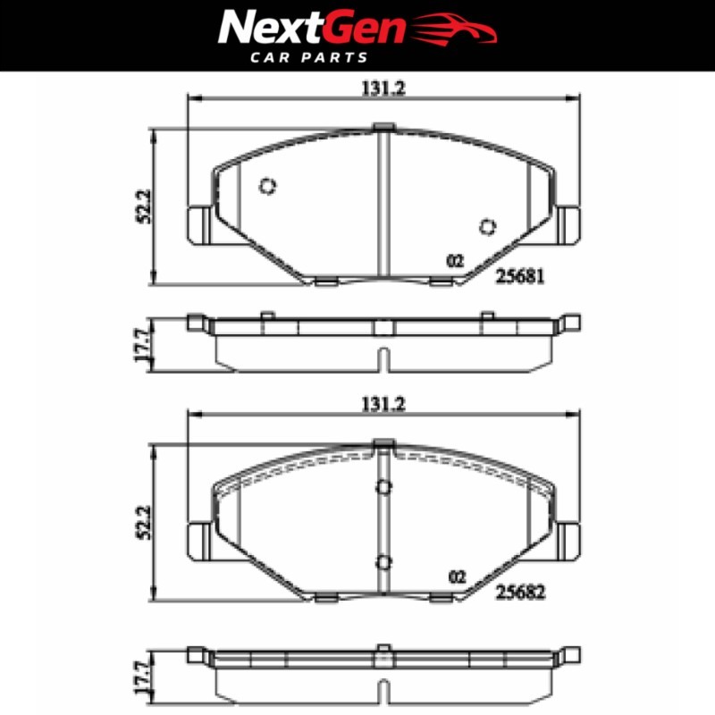 DriveTec Brake Pads for Skoda Fabia - 1.2 - 06-11