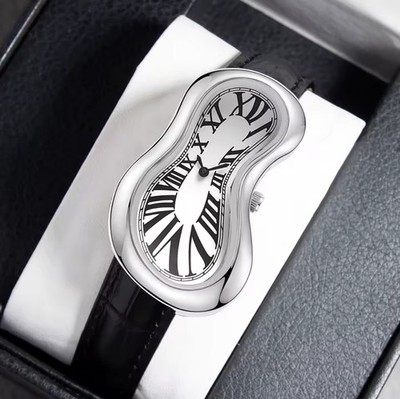 Crash DALI PARIS FRENCH HOMAGE HERREN VINTAGE Uhr Unisex Berühmt Luxus Silber