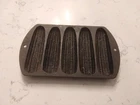 Vintage Lodge Cast Iron Corn Bread Pan, Corn Cob Design