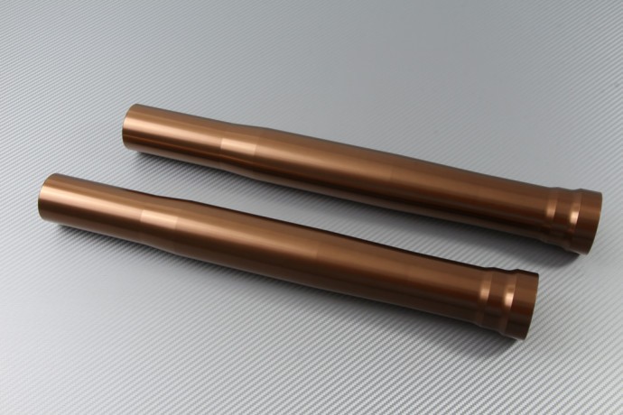 Foderi forcella Suzuki Hayabusa GSXR 1300 1999-07 couleur bronze en paire