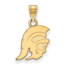 14k Yellow Gold University of Southern California Trojan Small Pendant