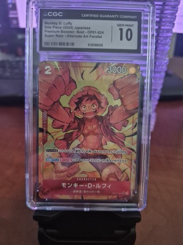 Monkey.D.Luffy (Alt Art) graded CGC 10 for sale on eBay