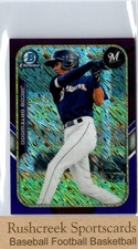 2015 Bowman #FFM-JAG Jacob Gatewood The Farm's Finest Minis /250 Purple Shimmer