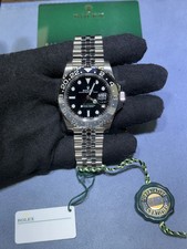Rolex GMT-Master II Bruce Wayne Black Dial on Jubilee 126710GRNR Papers 2025
