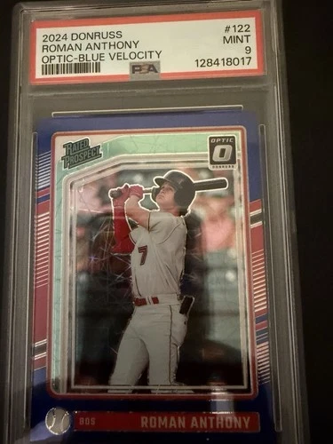 2024 Donruss Roman Anthony Optic-Blue Velocity PSA 9