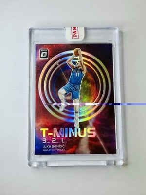 Luka Doncic Mavericks Rare Red Refractor SSP MVP Mint Encased Display  