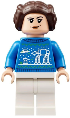 LEGO Star Wars Holiday Christmas Sweater Princess Leia Minifigure - Main Image