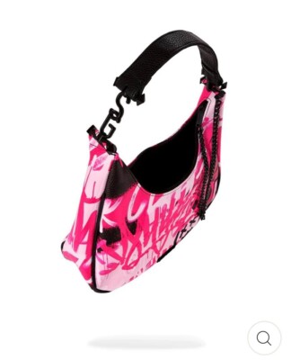 SPRAYGROUND PINK GRAFF CITY VICE SHOULDER BAG | eBay