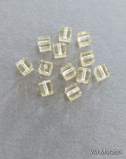Swarovski 5601 4mm Cube Jonquil Non AB. Swarovski cube beads. Pack of 12